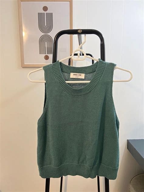 Double Zero Green Sweater Vests for Women | Mercari