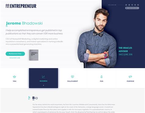 Example of Entrepreneur Profile 的图像结果