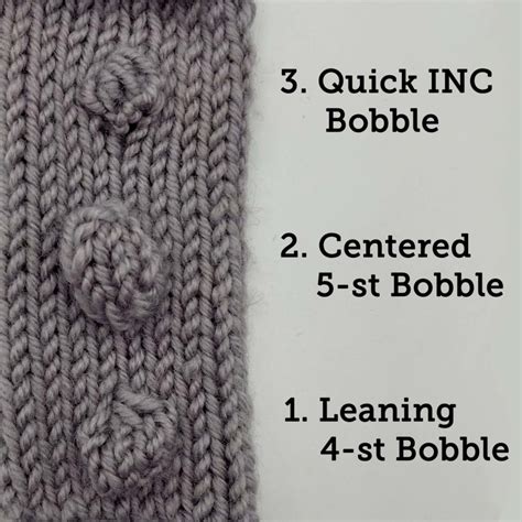 How to Knit Bobbles Tutorials 的图像结果