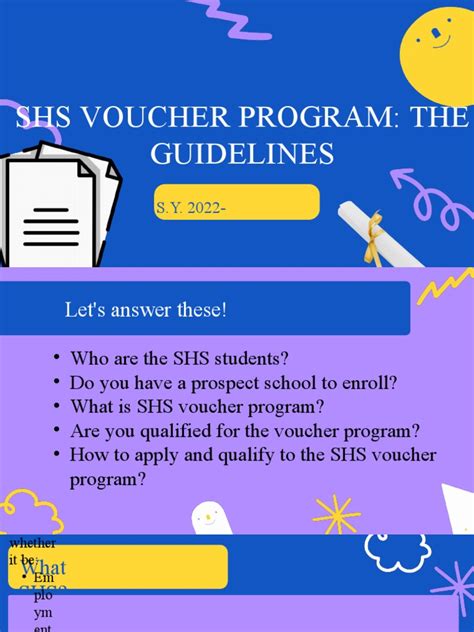 Image result for SHS Voucher Program