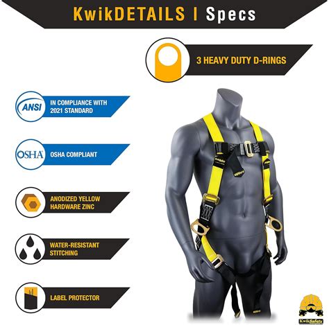 KwikSafety - Fall Protection Safety Harness - India | Ubuy