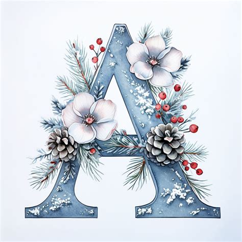 Elegant Winter Wonderland Monogram Letter E Design Sticker - Playground
