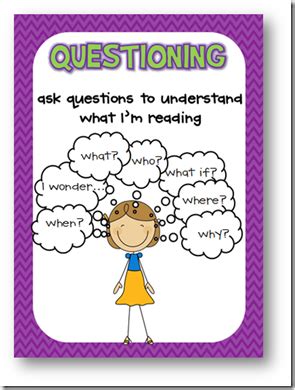 Questioning Reading Strategy 的图像结果