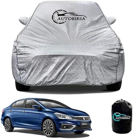 AUTOBIRSA Waterproof Car Body Cover for Maruti Ciaz with Mirror Pocket ...