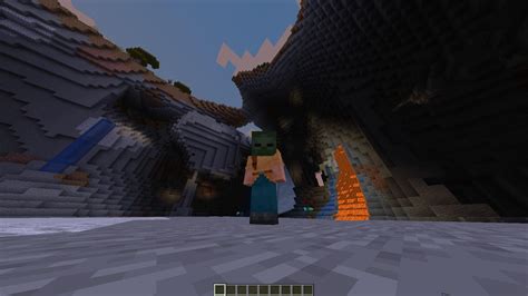 Hello, me and my mate found this large cave formation in our Creative ...