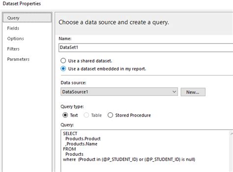 Image result for SSRS Example Add Parameters