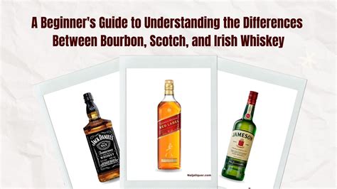 A Beginner's Guide To Understanding The Differences Between Bourbon ...