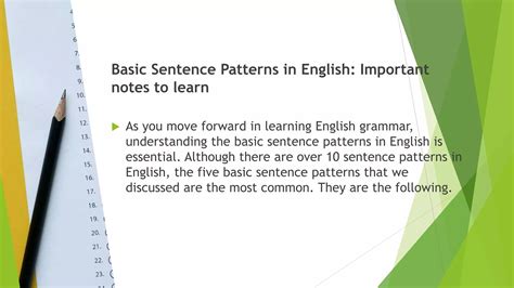 5 Basic Sentence Patterns 的图像结果