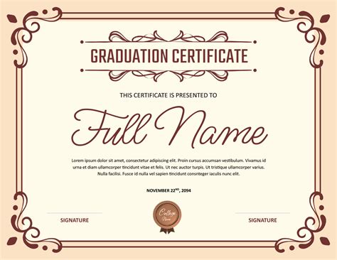 Diploma Template Google Docs