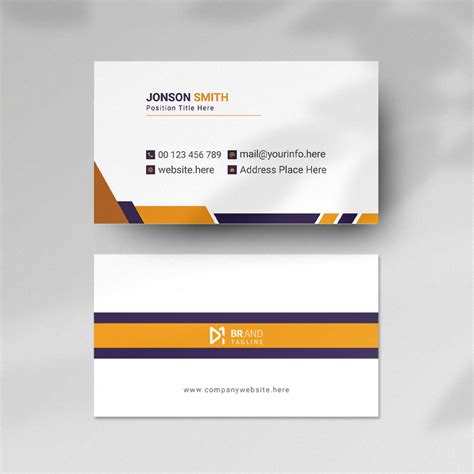 Minimalist Business Card Template 的图像结果