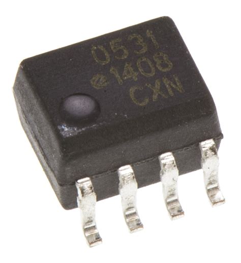 Broadcom, HCPL-0531-000E DC Input Transistor Output Dual Optocoupler ...