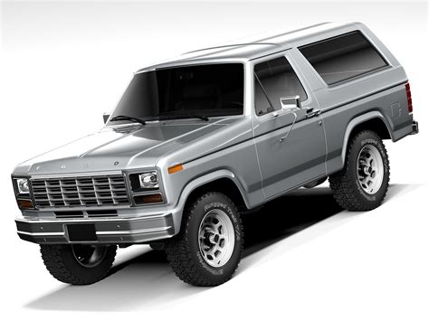 modelo 3d Ford Bronco 1980 - TurboSquid 2221985