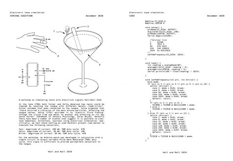 Taste Perception Experiment 的图像结果