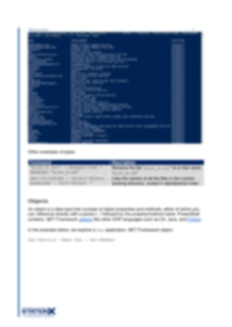 Image result for PowerShell Scripting Cheat Sheet