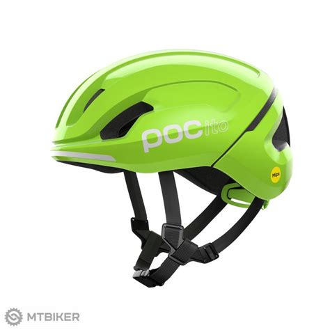 POC POCito Omne MIPS children's helmet, fluorescent yellow/green ...