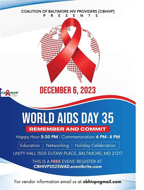 Coalition of Baltimore HIV Providers (CBHIVP) World AIDS DAY 2023 ...