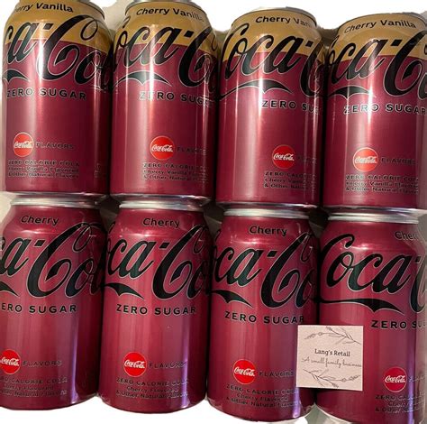 Buy Coca Cola Cherry Zero Sugar Mini Cans and Coca Cola Cherry Vanilla ...