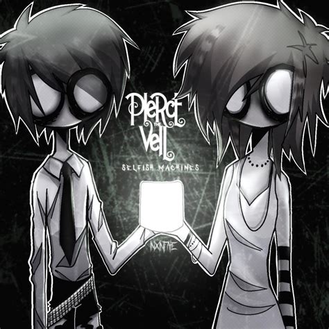 Selfish machines album cover redraw !! : r/piercetheveil