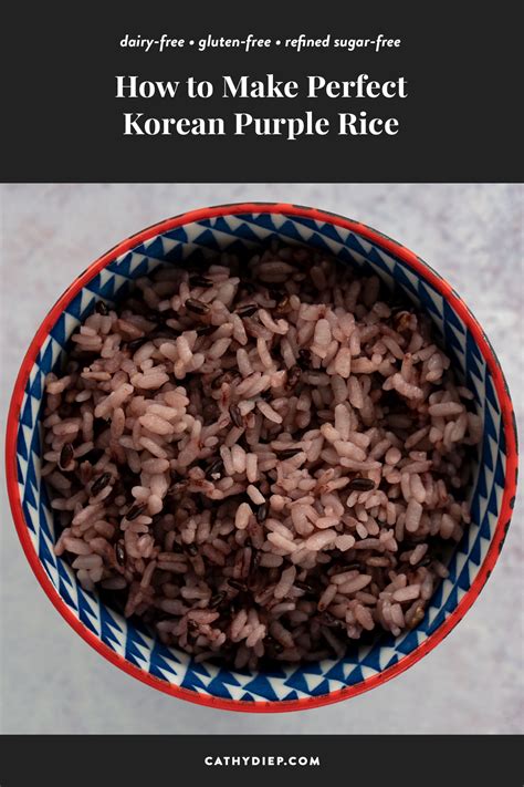How to Make Perfect Korean Purple Rice - Cathy, IHP2 | Gut Health Coach