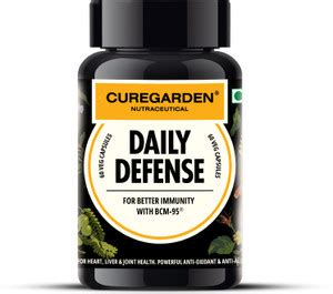 Curegarden Daily Defense Curcumin Capsules, Immunity Booster Supplement ...