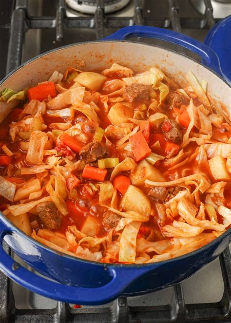 Cabbage Stew - Vegetable Recipes
