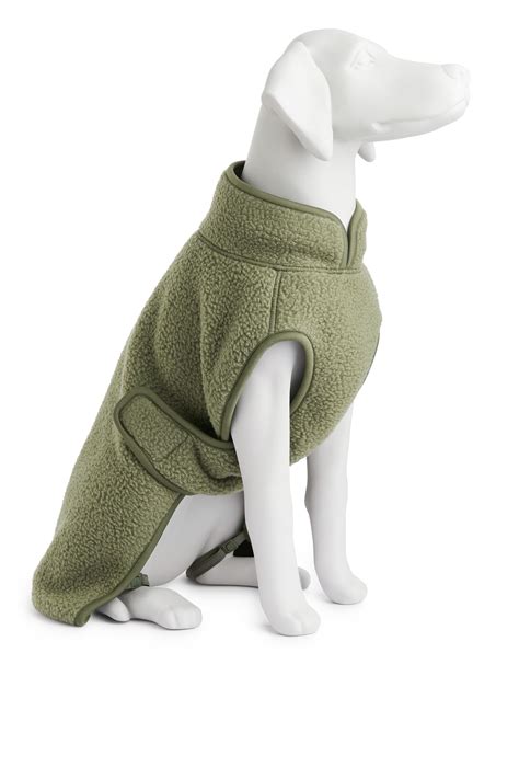 Dog Fleece Jacket - Khaki Green | H&M GB