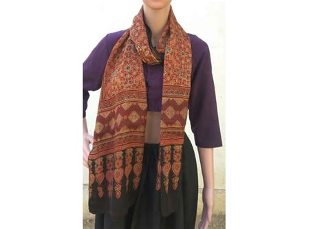 Ajrakh Block Print, Ajrakh Block Prints Natural Dyes, Ajrakhpur, Real ...