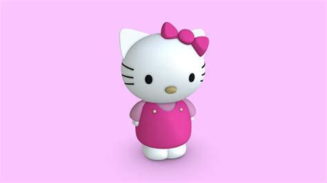3d Printable Hello Kitty