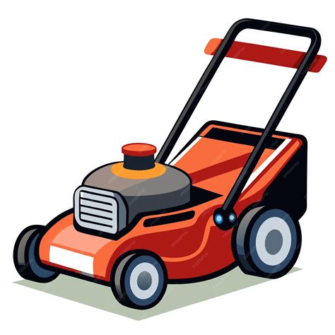 Lawn mower clipart vector art and illustration | Premium AI-generated ...