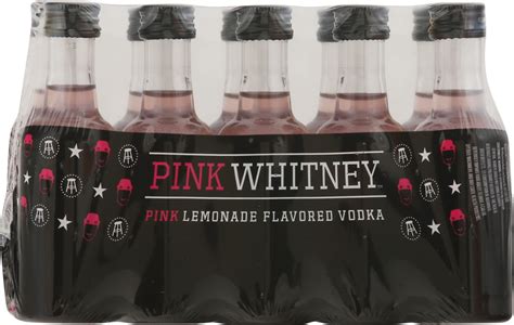 New Amsterdam Pink Whitney Vodka 50 Ml 10 Pack - Walmart.com