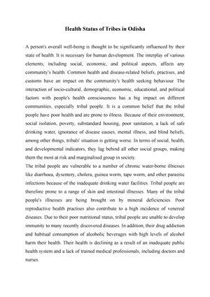 Introduction to Literacy, Education, Health and Poverty Status of ...