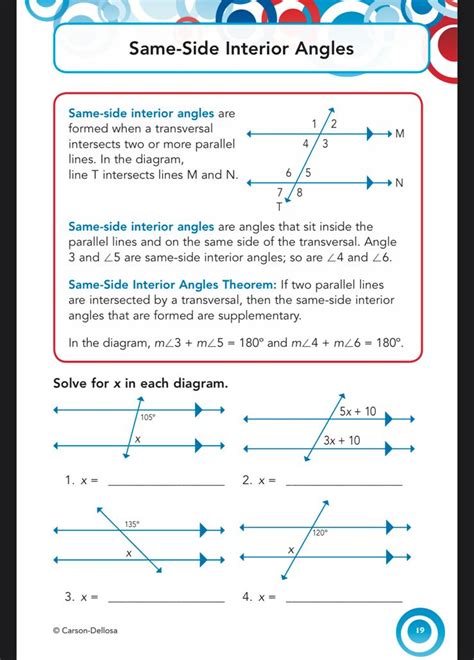 Image result for Same Side Interior Angles