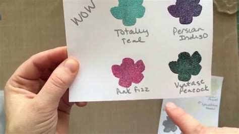 Image result for WoW Embossing Powder Color Chart