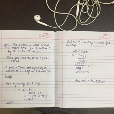 An electric motor rated 400 W operates 8 hour/day. What is the cost of ...