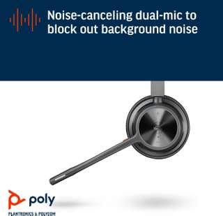 poly by Plantronics - Voyager 4320 UC Wireless Headset Bluetooth Price ...