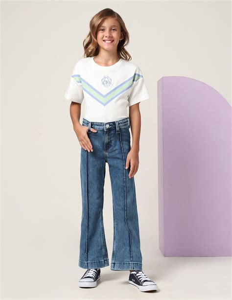 Girls Mid Rise Bootcut Jeans – U.S. Polo Assn. India