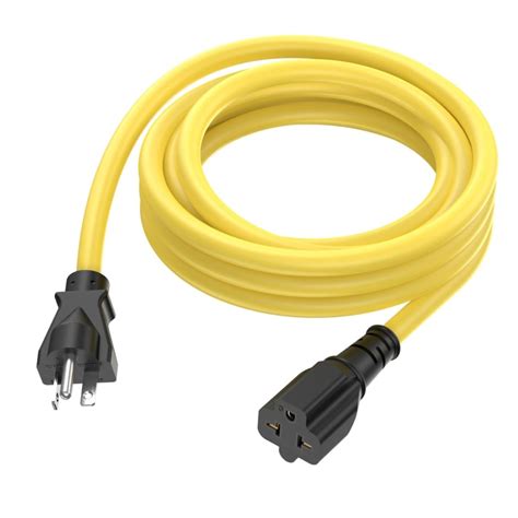 Amazon.com: 10-Ft Nema 6-20P Extension Cord 20-Amp 250Volt Nema 6-20 ...