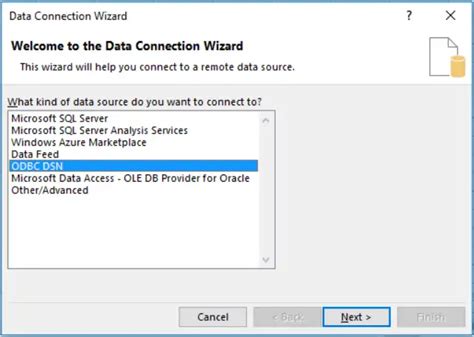 Image result for Excel Data Connection Wizard SQL