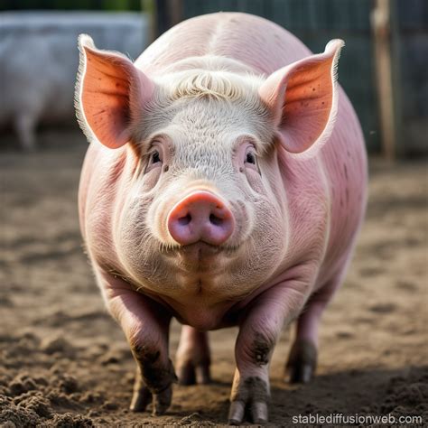 Fat Pig Portrait | Stable Diffusion Online