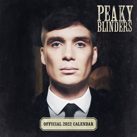 Official Peaky Blinders 2022 Calendar - Month To View Square Wall ...