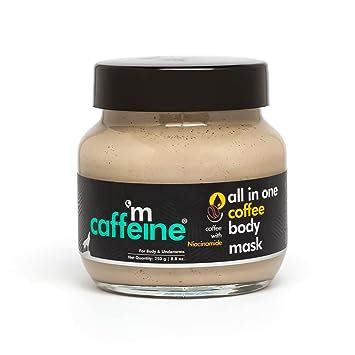 Buy mCaffeine Coffee Body Scrub Mask with Niacinamide for Tan Removal ...