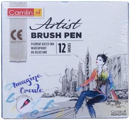 Flipkart.com | Camlin ARTIST 12 SHADES BRUSH PEN