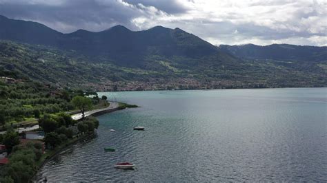 Italian Lake Iseo Region Aerial Footage 24221216 Stock Video at Vecteezy