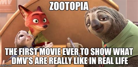 Image result for DMV Sloth From Zootopia