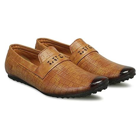 Buy HANIIY Mens Brown Fine Synthetic Casual Loafer Shoe at Amazon.in