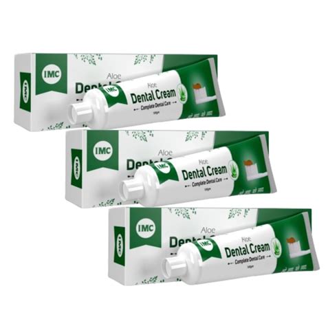 IMC Aloe Dental Cream (Pack of 3,100g Each) : Amazon.in: Health ...