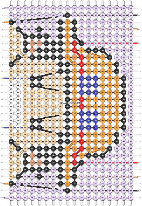Image result for Alpha Pattern Bracelet Tutorials