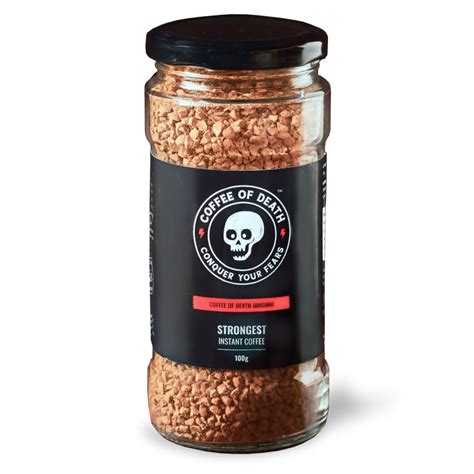 Coffee of Death - Instant Coffee Powder 100G - For Hot & Cold Coffee ...