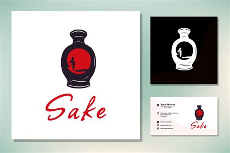 Japanese Sake Bottle Graphic by ayska17 · Creative Fabrica