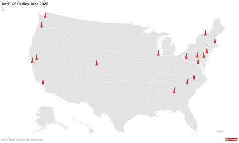 Map Shows Locations Where Anti-ICE Protests Are Planned Amid LA Riots ...